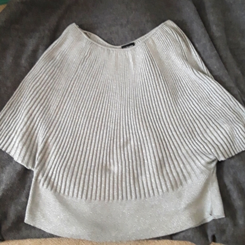 Sparkly Gray Sweater Size 26/28W